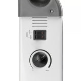Convector eléctrico, 2000 W, con termostato, blanco, Noveen