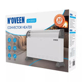 Convector eléctrico, 2000 W, con termostato, blanco, Noveen