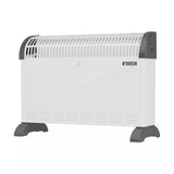 Convector eléctrico, 2000 W, con termostato, blanco, Noveen
