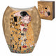 Jarrón de porcelana en caja de regalo, colección «El beso» de Klimt