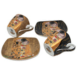 Tazas de porcelana para espresso «El beso de Klimt», 2 x 100 ml, Queen Isabell