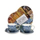 Tazas de porcelana Van Gogh «Noche estrellada», 2 x 250 ml, juego, Queen Isabell