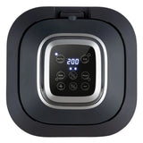 Freidora sin aceite LOVIO PureFry Ultra Crisp LVAF003BK 4 l + 1,5 l, 1550 W, negra, con recipientes de cristal