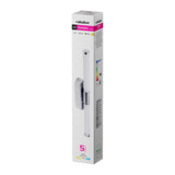 Aplique de interior Tenebra, LED 6 W, 730 lm, 4000 K, L 40 cm, IP44, cromado, 75094
