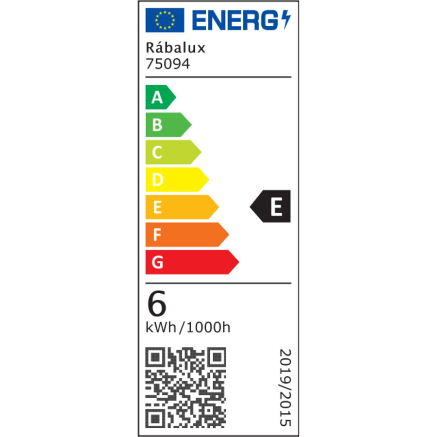 Aplique de interior Tenebra, LED 6 W, 730 lm, 4000 K, L 40 cm, IP44, cromado, 75094
