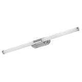 Aplique de interior Tenebra, LED 8 W, 1000 lm, 4000 K, L 60 cm, IP44, cromado, 75095