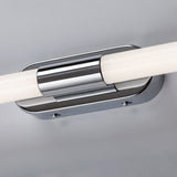 Aplique de interior Tenebra, LED 8 W, 1000 lm, 4000 K, L 60 cm, IP44, cromado, 75095