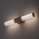 Aplique de baño, Calyn, LED 8 W, 4000 K, 620 lm, L 40 cm, dorado, IP44, 75104