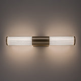 Aplique de baño, Calyn, LED 8 W, 4000 K, 620 lm, L 40 cm, dorado, IP44, 75104