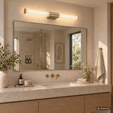 Aplique de baño, Calyn, LED 15 W, 4000 K, 1450 lm, L 60 cm, dorado, IP44, 75105