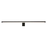 Aplique de baño, Seyra, LED 12 W, 4000 K, 910 lm, L 60 cm, negro, IP44, 75113