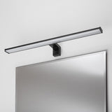 Aplique de baño, Seyra, LED 12 W, 4000 K, 910 lm, L 60 cm, negro, IP44, 75113