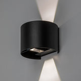 Aplique de exterior, Virna, LED 5 W, 420 lm, temperatura de color 2700, 4000 y 6500 K, IP54, negro, 77218