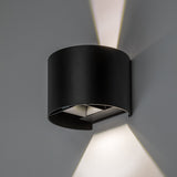 Aplique de exterior, Virna, LED 5 W, 420 lm, temperatura de color 2700, 4000 y 6500 K, IP54, negro, 77218