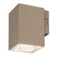 Aplique de exterior, Urfa, LED 9 W, 900 lm, temperatura de color 2700, 4000, 6500 K, H 11,5 cm, IP65, gris-beige, 77216
