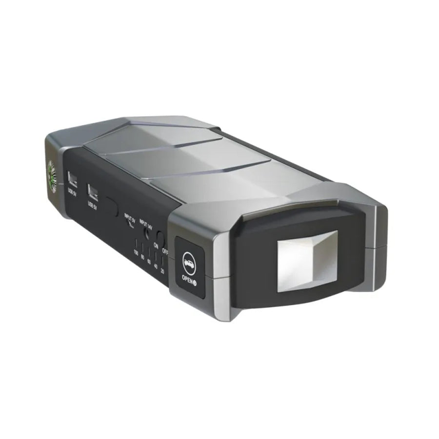 Cargador de emergencia Extralink Jump Max7, capacidad de 10 000 mAh, 3 LED, linterna, brújula, martillo, corriente de arranque de 400 A, corriente máxima de 1 000 A