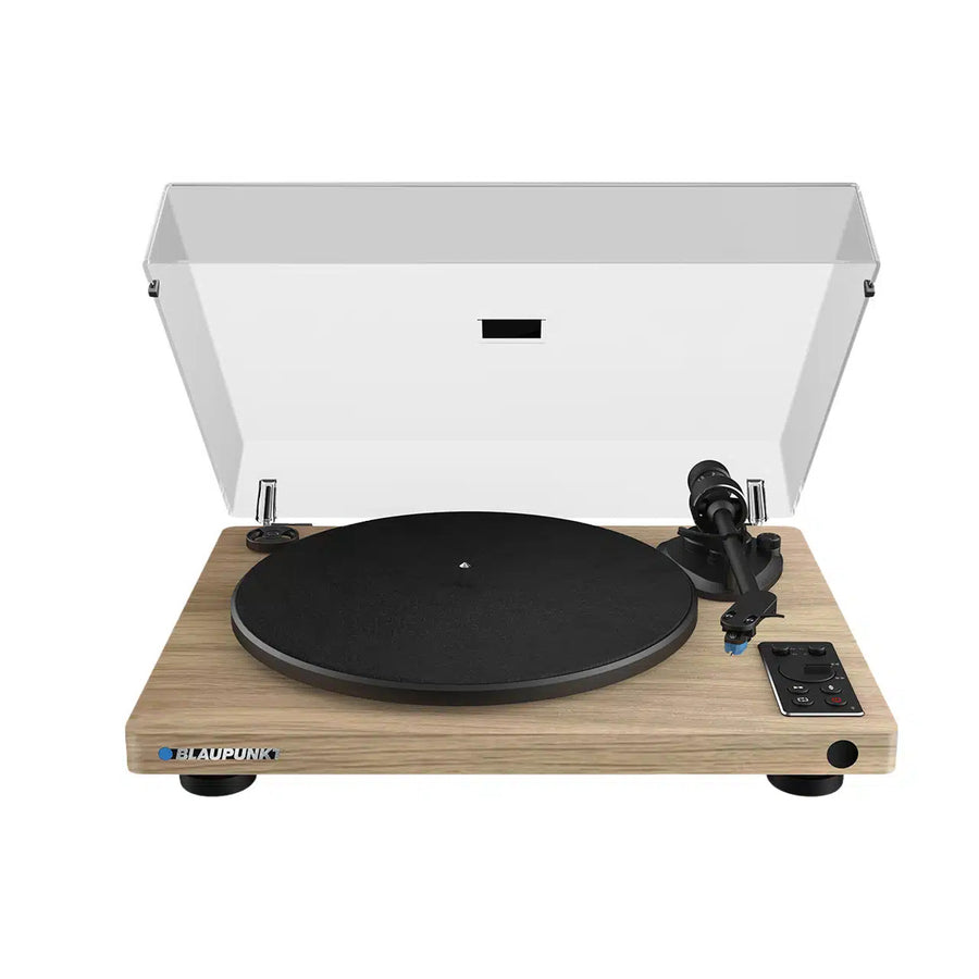 Tocadiscos automático de vinilo Blaupunkt, con BT y USB, cápsula Audio-Technica, compatible con discos de 7" y 12", Varsovia AT100BT