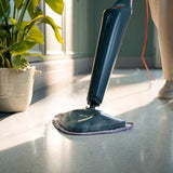 Fregona a vapor Vileda Steam Plus Pro: elimina el 99,9 % de las bacterias, se calienta rápidamente, apta para todo tipo de suelos, 180839