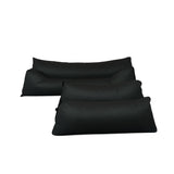 Cama para perro, 100 x 75, impermeable, con huesos dorados, desmontable, Dogs4life