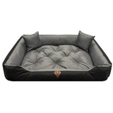 Cama para perro 75 x 65, Basic, gris, impermeable, Dogs4life