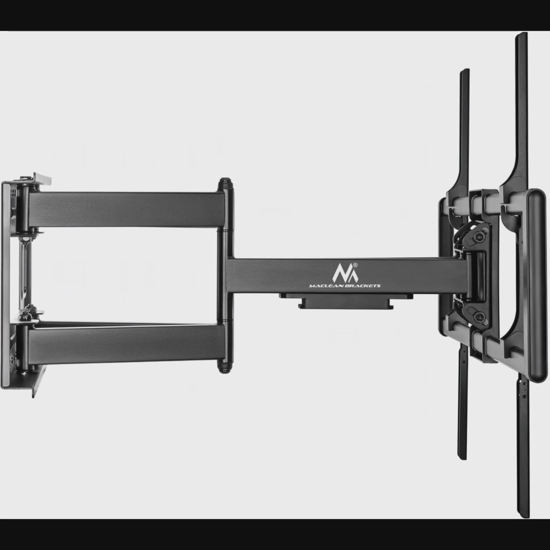 Suporte TV Maclean MC-482 Económico, VESA 900x600 máx., 60-120", 120 kg, Preto