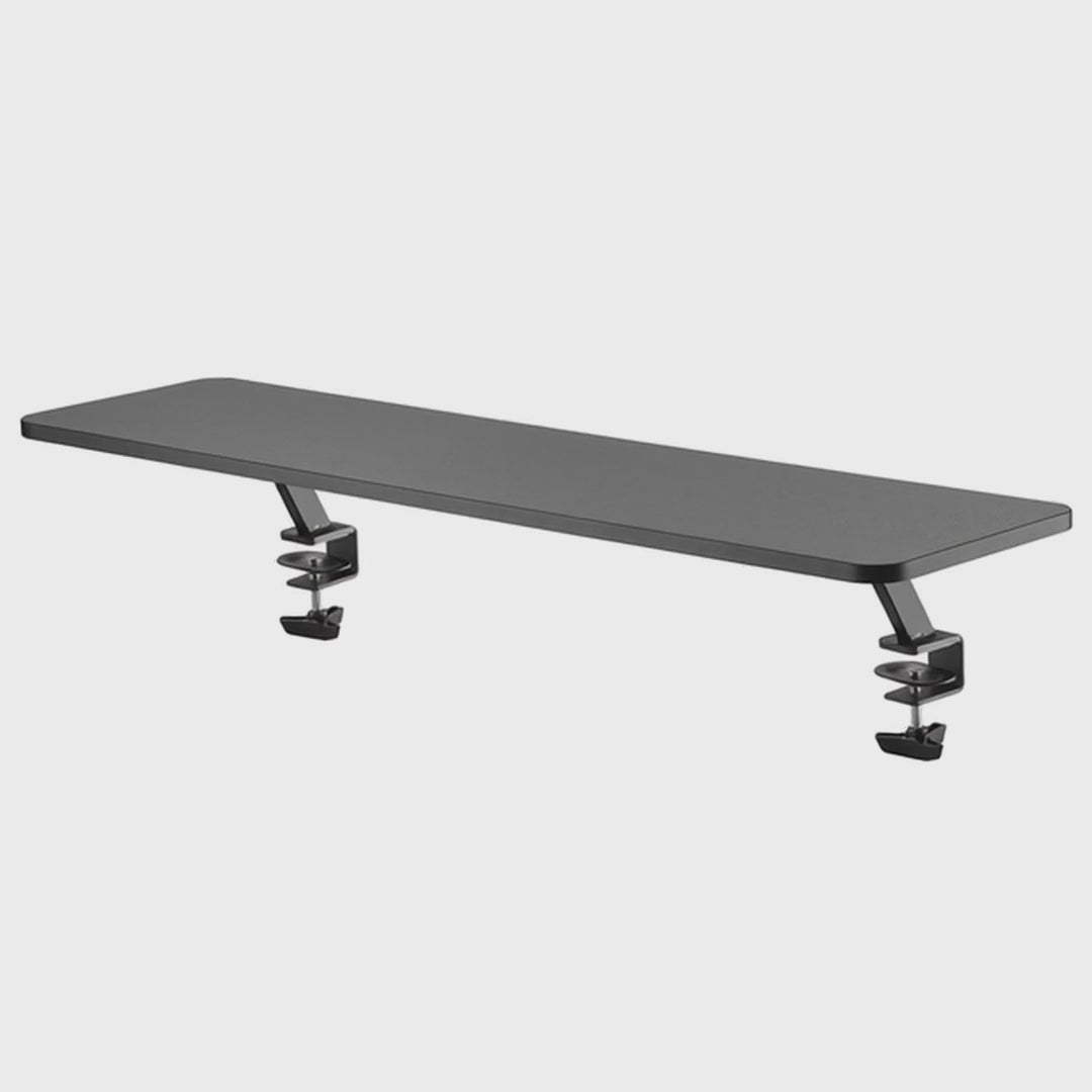 Suporte para monitor Ergo Office ER-409 de 13 "~ 32" até um máximo de 20 kg Prateleira de mesa 100x26 cm Prateleira Suporte de mesa