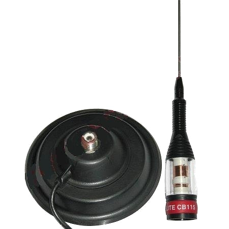 Sunker Elite CB 115 antena de una sección con imán