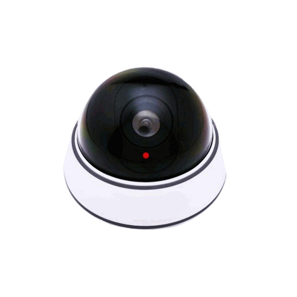 Câmera de vigilância com cúpula falsa LED piscante DC2300