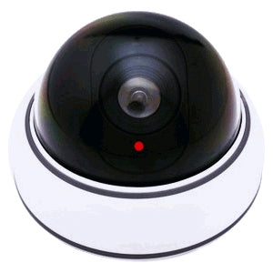Câmera de vigilância com cúpula falsa LED piscante DC2300