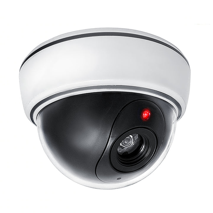 Câmera de vigilância com cúpula falsa LED piscante DC2300