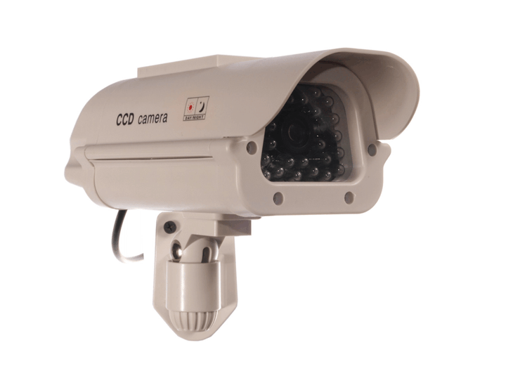 Câmara de vigilância simulada com LED intermitente, com módulo solar SOL1500
