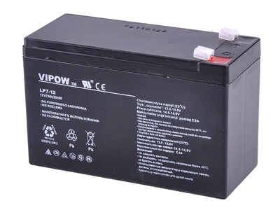 Bateria de gel livre de manutenção 12V 7Ah Vipow BAT0211