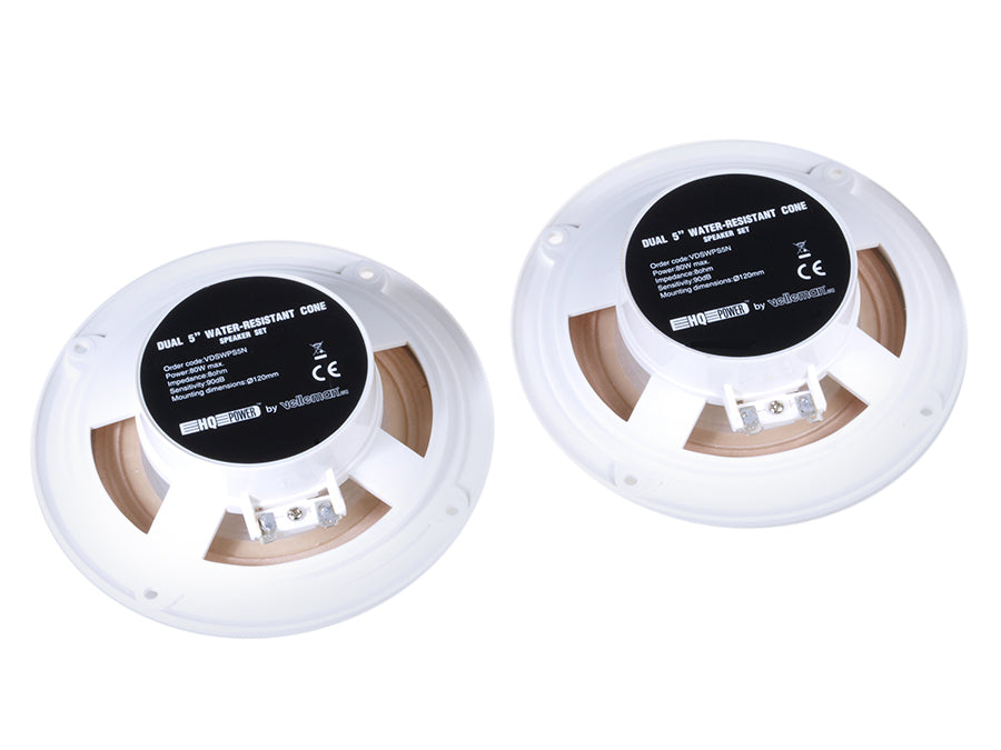 Altavoces de techo herméticos 80W 2 piezas VELLEMAN