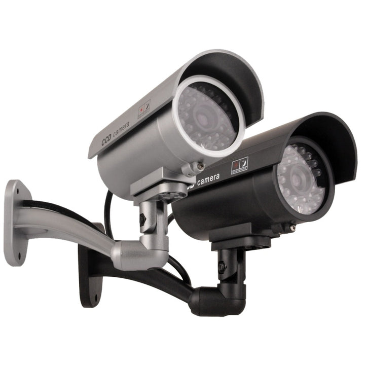 Câmera de vigilância simulada com LED piscante IR9000