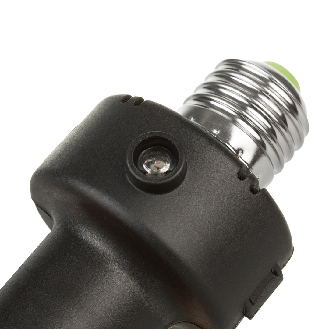 Portalámparas con sensor crepuscular y temporizador E27 100W Maclean Energy MCE21