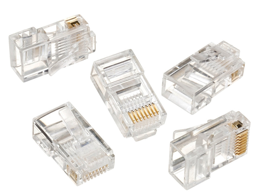 Conector RJ45 CAT-5 E 8P8C 100 peças cada pacote Maclean MCTV-663