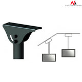 Maclean MC-631 - Suporte de teto para TV LCD LED de 32 a 65 polegadas, 50 kg, ajustável VESA 90°
