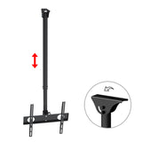 Maclean MC-631 - Suporte de teto para TV LCD LED de 32 a 65 polegadas, 50 kg, ajustável VESA 90°