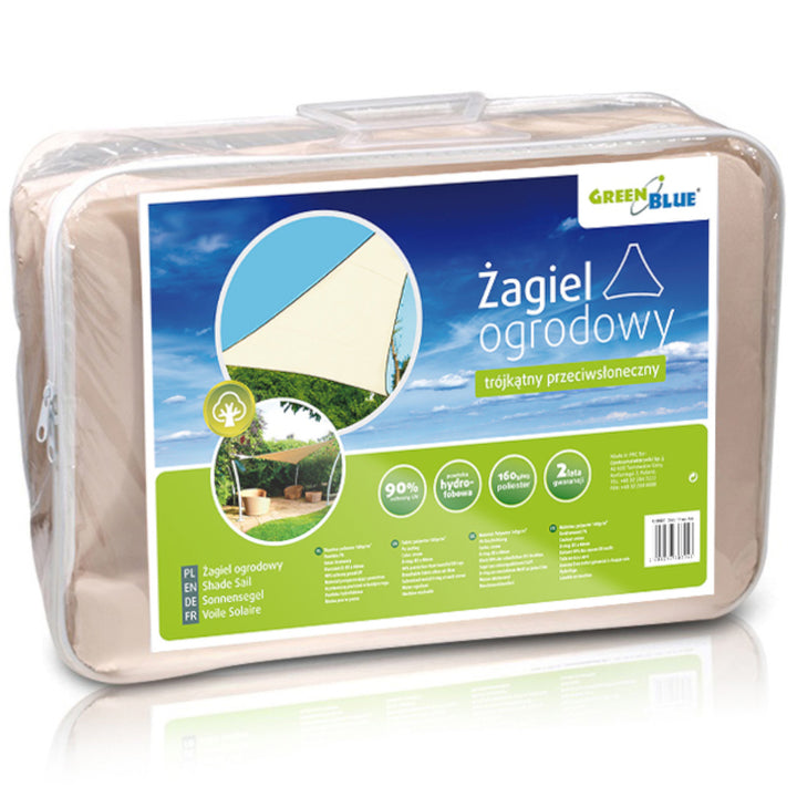Toldo para jardín, vela de sombra cuadrada UV impermeable 5m GreenBlue GB505