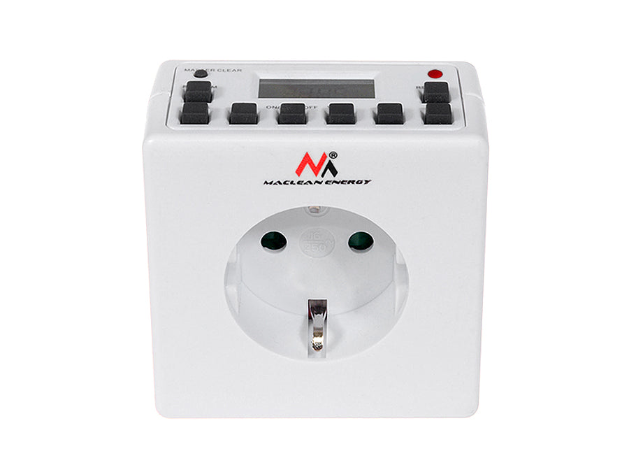 Maclean MCE30G programador elétrico semanal diário digital 3600W 16A 240V