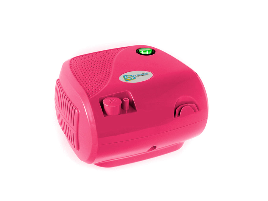 Inhalador con compresor de pistón BR-CN116B Omnibus rosa