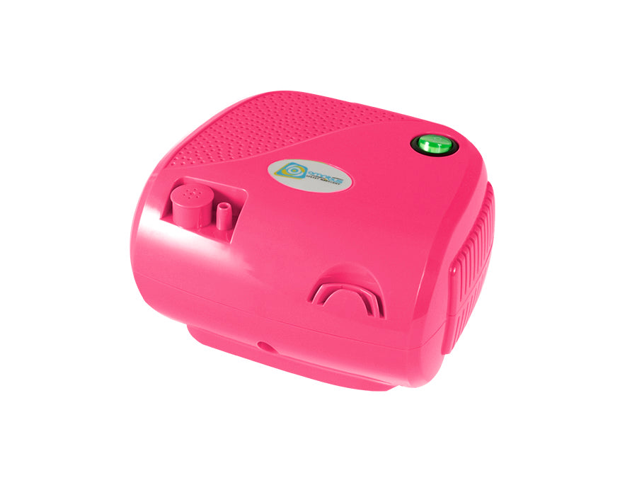 Inhalador con compresor de pistón BR-CN116B Omnibus rosa