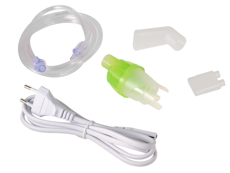 Inhalador BR-CN116B Omnibus verde - kit, 2 mascarillas, bolsa
