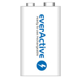 Bateria EverActive Ni-MH 9V 6F22 250mAh Linha Prata