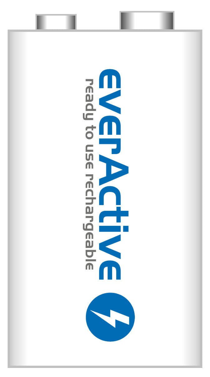 Batería recargable EverActive 6F22 / 9V Ni-MH de 320 mAh