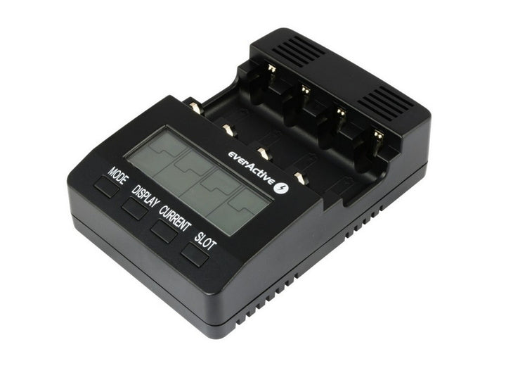 Carregador de bateria AAA R03, AA R6, Ni-MH/Ni-CD EverActive NC-3000