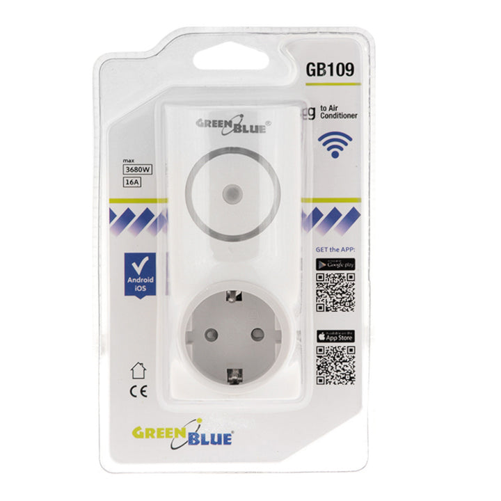 Controlador wi-fi universal para equipamentos de ar condicionado GreenBlue GB109
