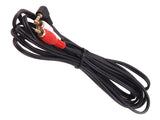 Cabo Mini Jack Angular Maclean 3,5 mm, 2RCA, 3 m, Preto, MCTV-825