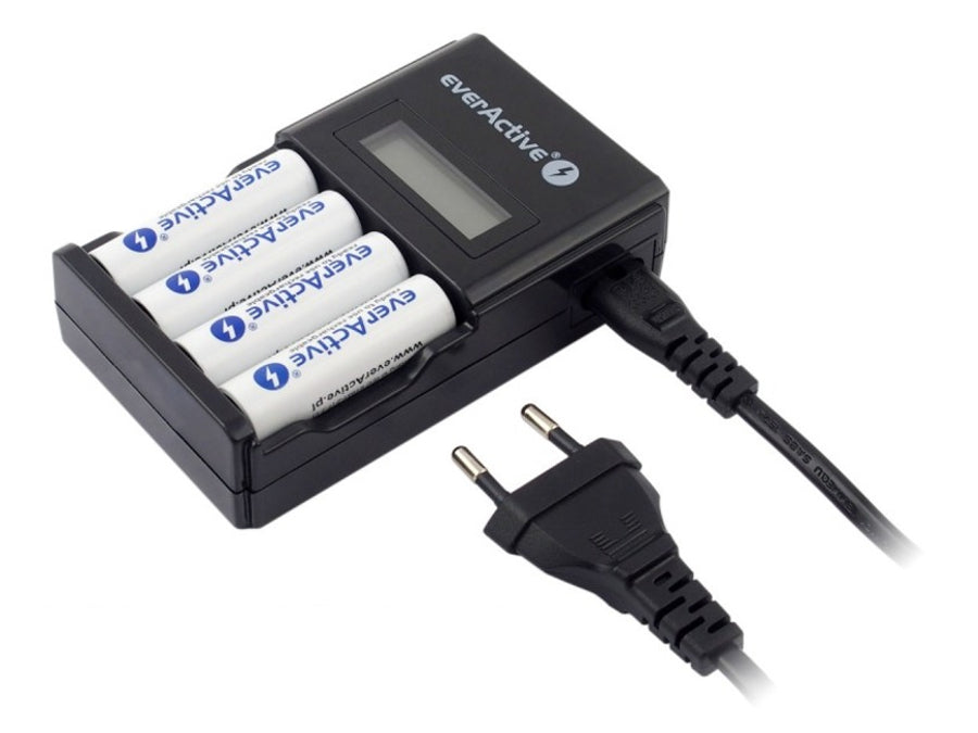 NC450 Cargador de pilas AA/AAA R3 R6 EverActive