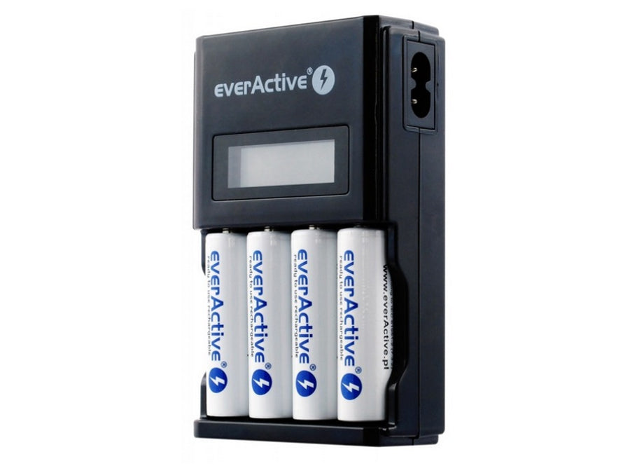 NC450 Cargador de pilas AA/AAA R3 R6 EverActive